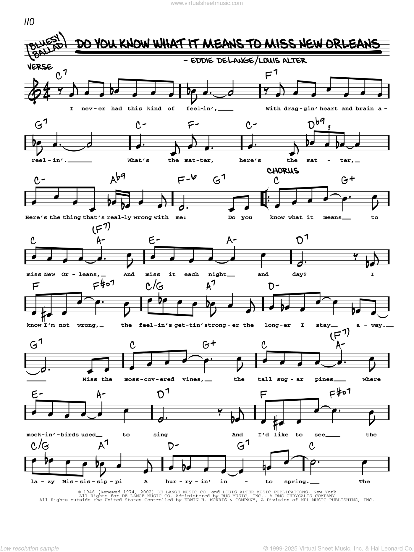 Do You Know What It Means To Miss New Orleans (arr. Robert Rawlins)