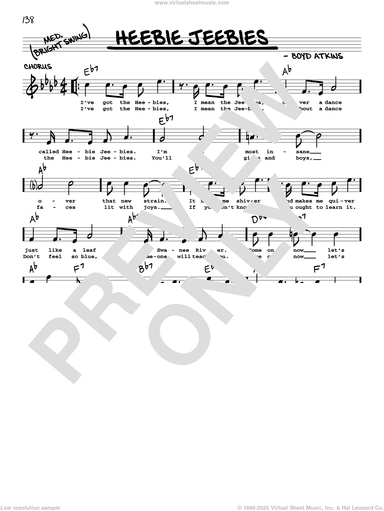 Heebie Jeebies (arr. Robert Rawlins)
