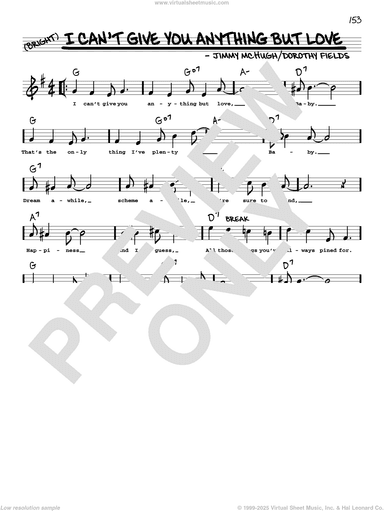 I Can't Give You Anything But Love (arr. Robert Rawlins)