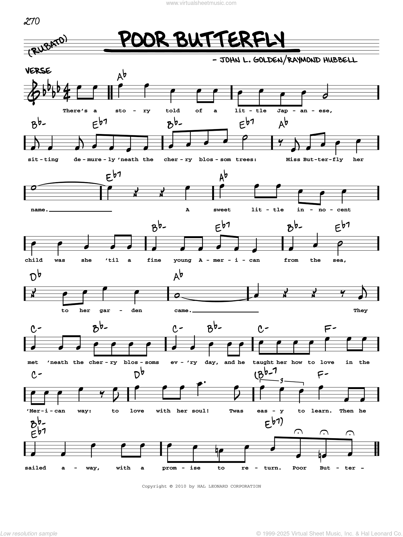 Poor Butterfly (arr. Robert Rawlins)