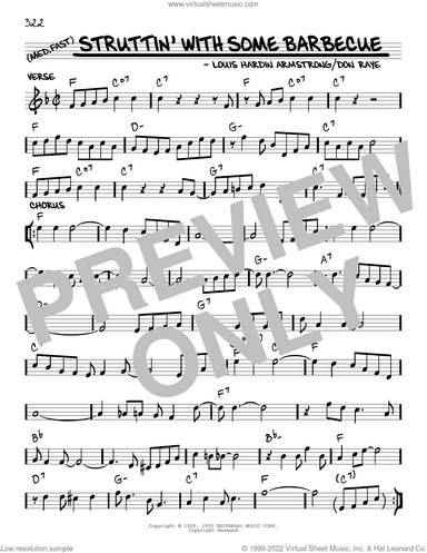 Struttin' With Some Barbecue (arr. Robert Rawlins)