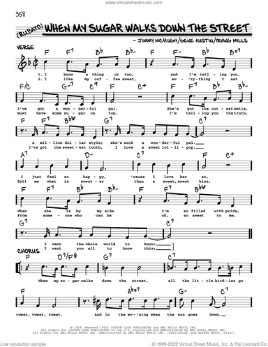 When My Sugar Walks Down The Street (arr. Robert Rawlins)