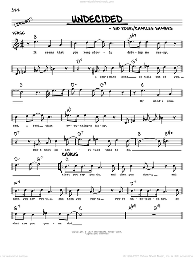 Undecided (arr. Robert Rawlins)