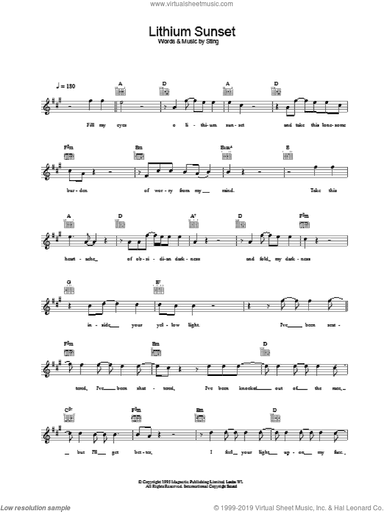 Lithium Sunset