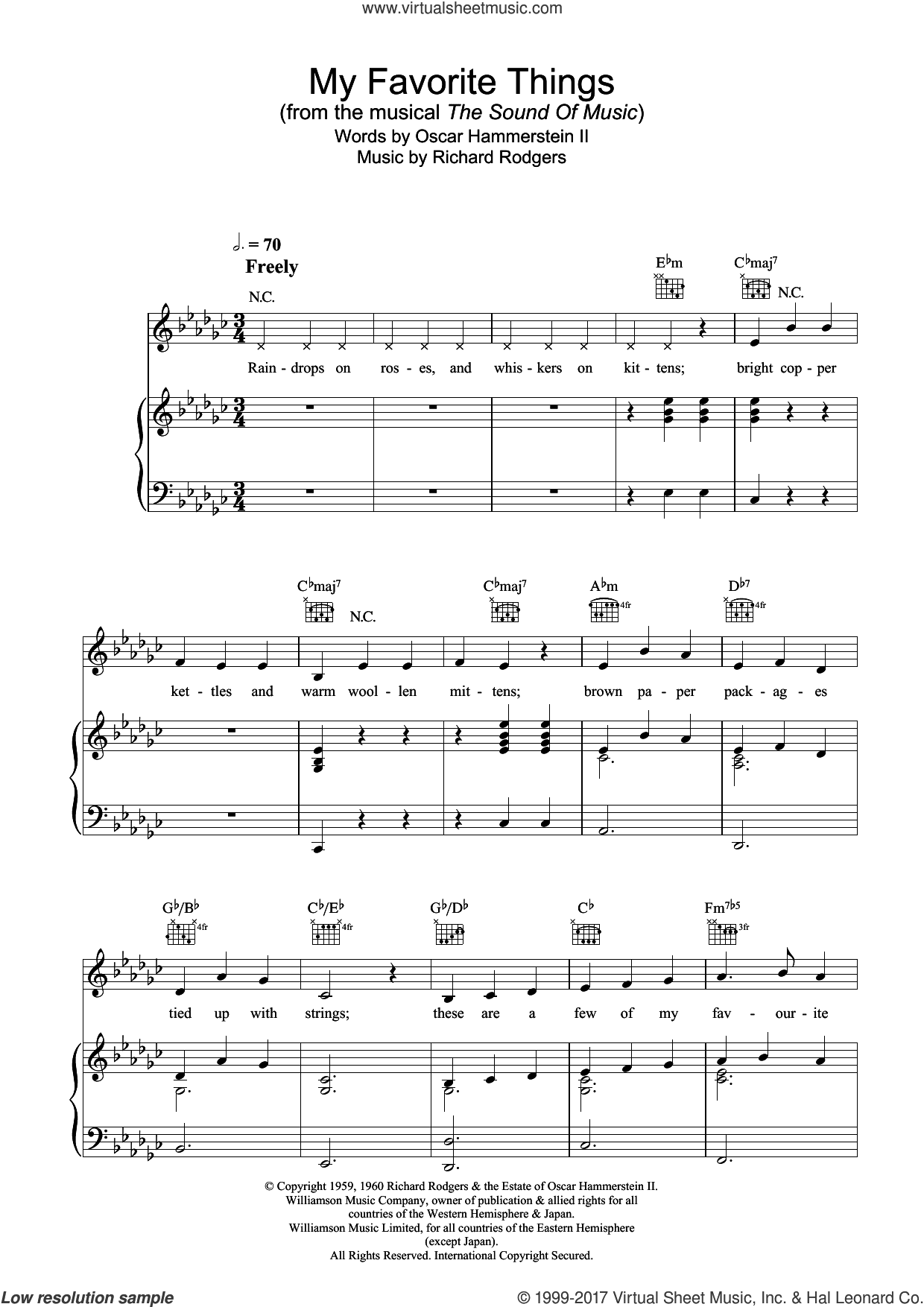 My Favorite Things (from The Sound Of Music)