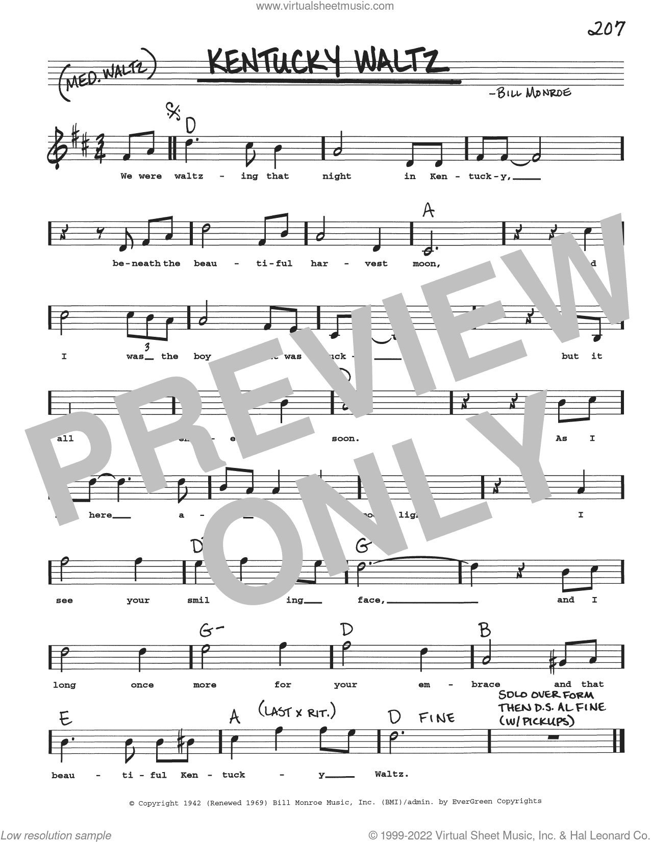 Kentucky Waltz