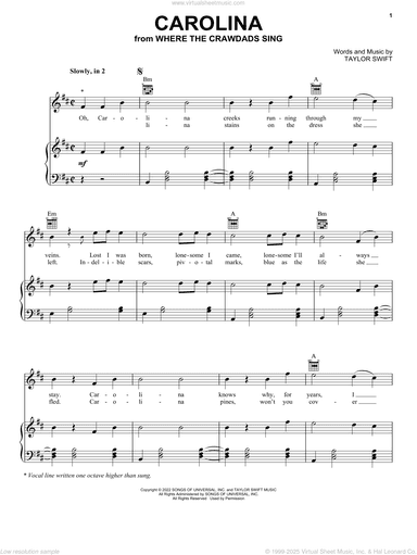 Carolina (from Where The Crawdads Sing)