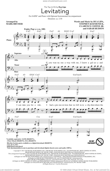Levitating (arr. Mark Brymer)