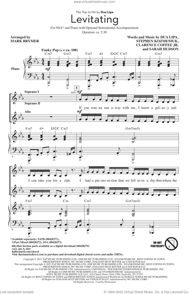 Levitating (arr. Mark Brymer)
