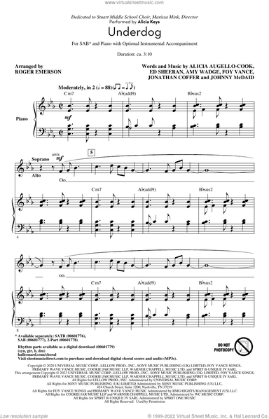 Underdog (arr. Roger Emerson)