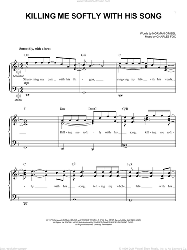 Killing Me Softly With His Song