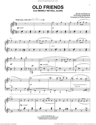 Old Friends (from Merrily We Roll Along) (arr. Phillip Keveren)