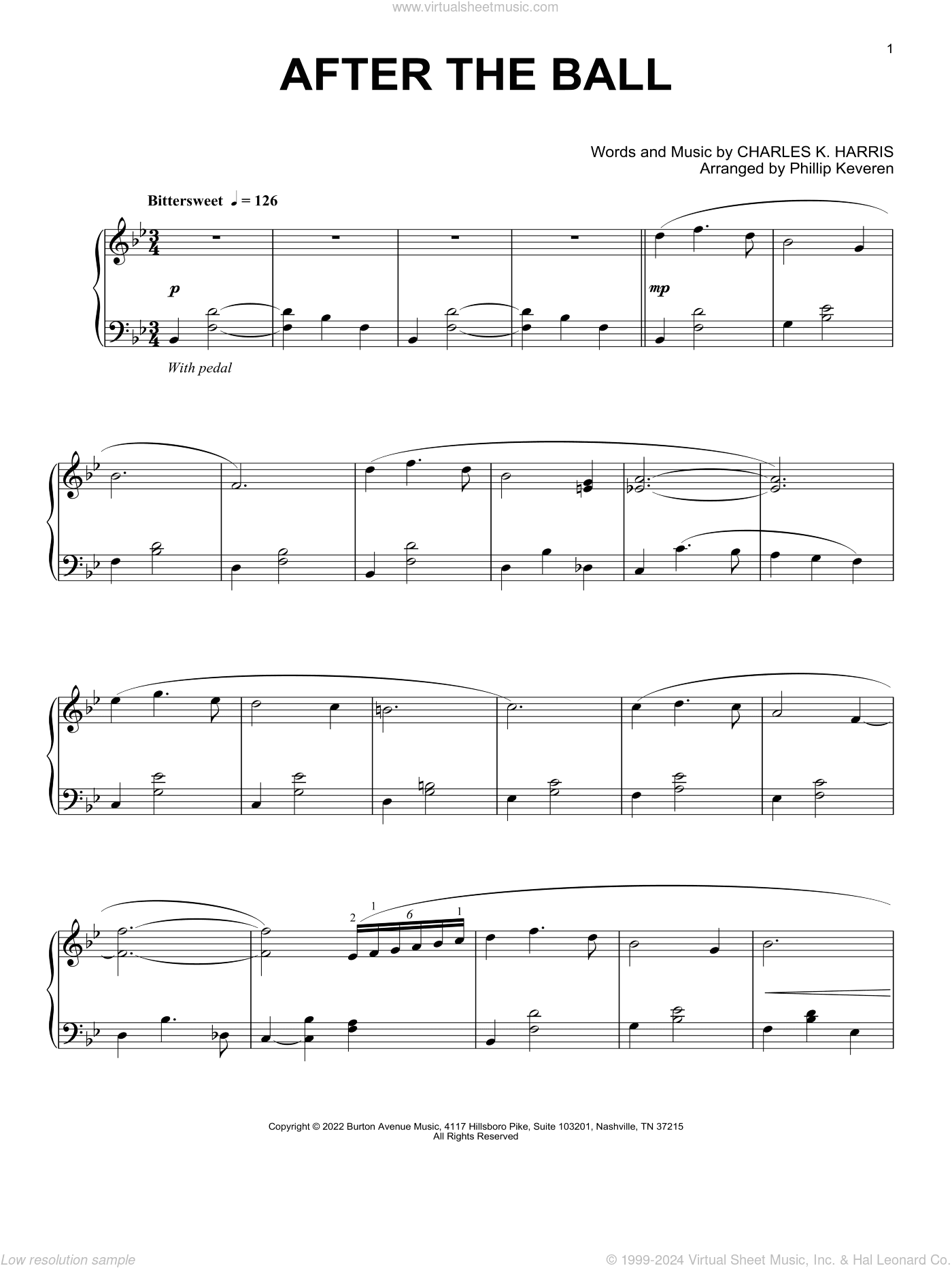 After The Ball (arr. Phillip Keveren)