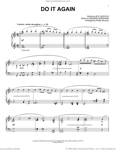 Do It Again (arr. Phillip Keveren)