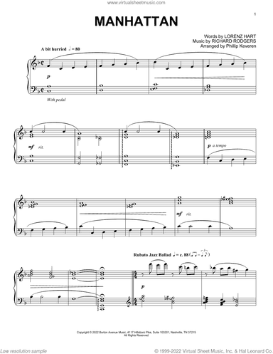 Manhattan (arr. Phillip Keveren)