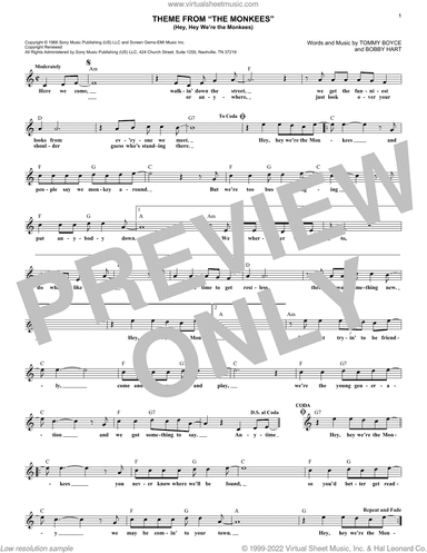 Theme From "The Monkees" (Hey, Hey We're The Monkees)