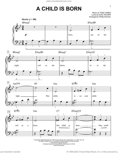 A Child Is Born (arr. Phillip Keveren)