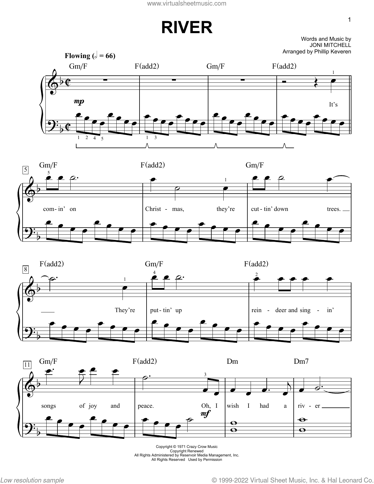 River (arr. Phillip Keveren)