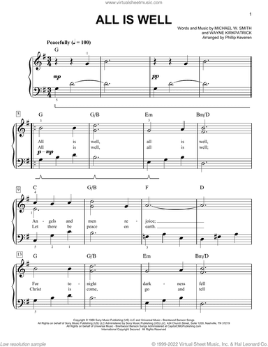 All Is Well (arr. Phillip Keveren)