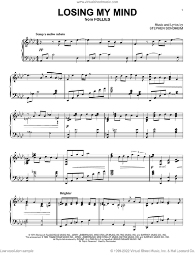 Losing My Mind (from Follies)