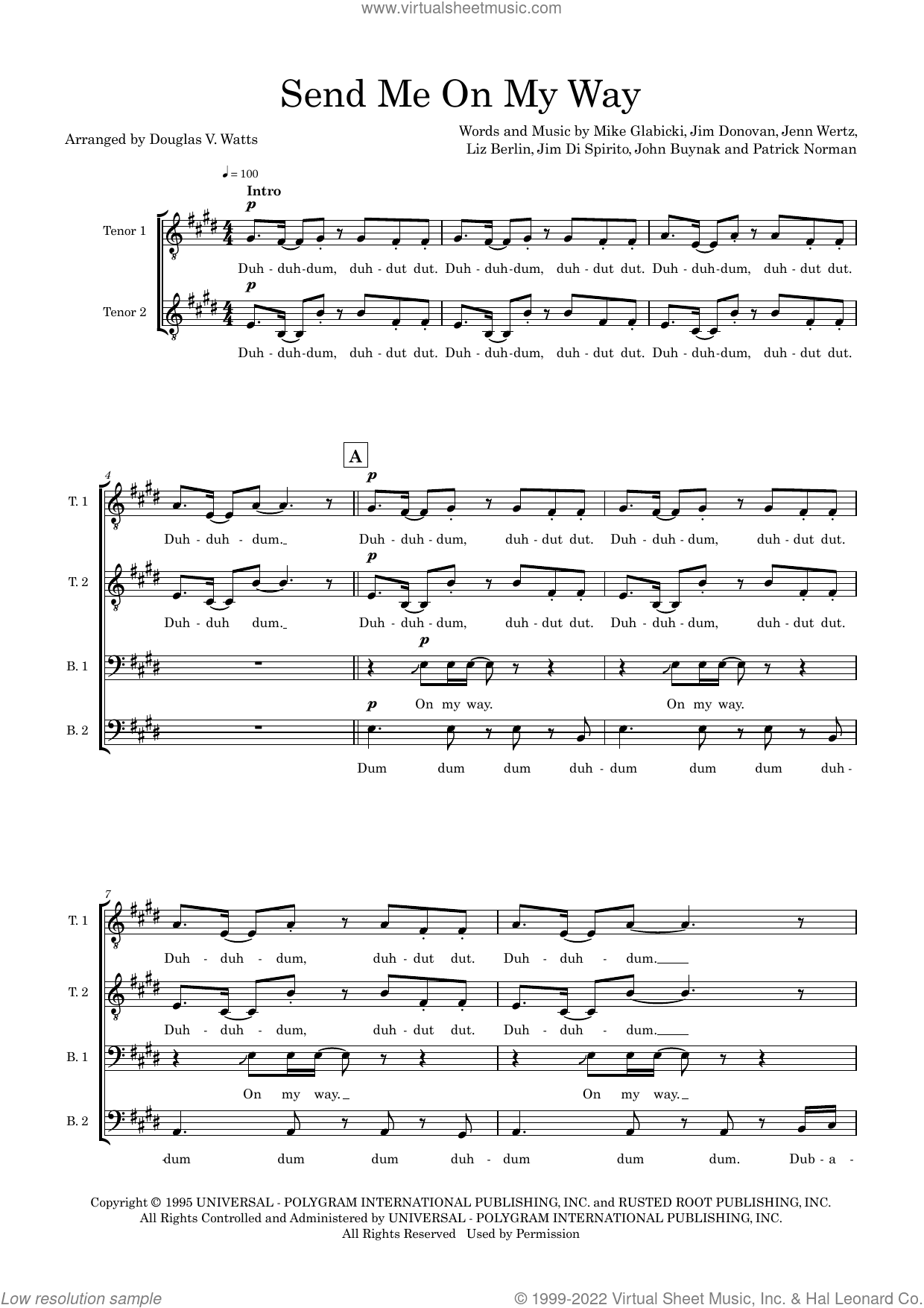 Send Me On My Way (arr. Doug Watts)