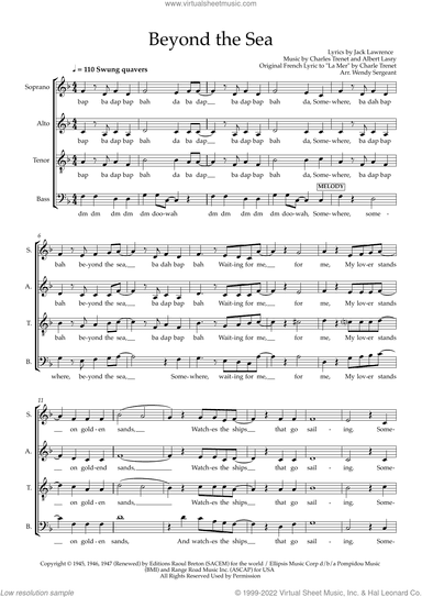 Beyond The Sea (arr. Wendy Sergeant)