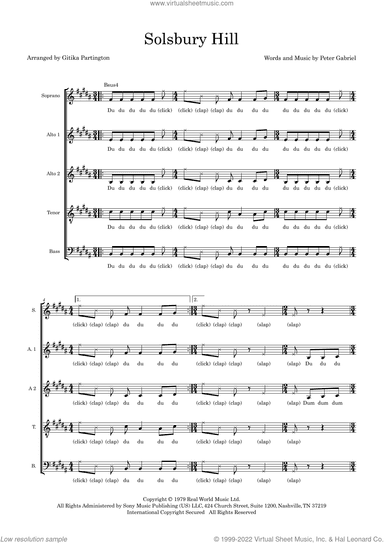 Solsbury Hill (arr. Gitika Partington)