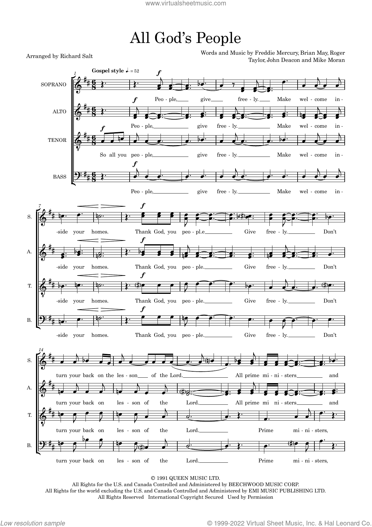 All God's People (arr. Richard Salt)