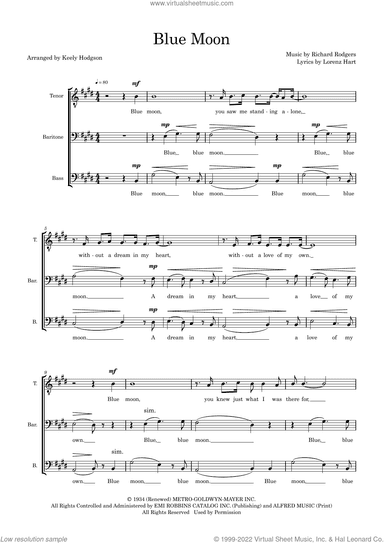 Blue Moon (arr. Keely Hodgson)