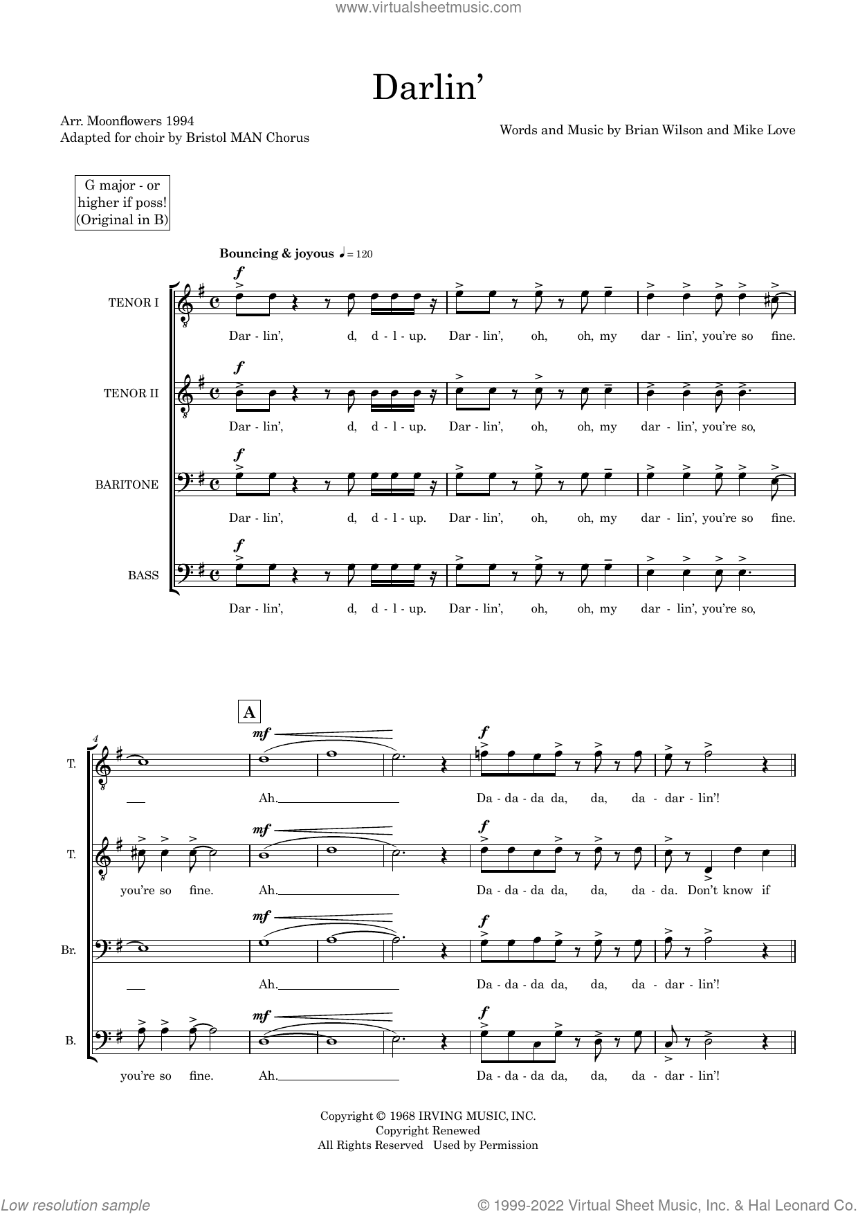 Darlin' (arr. Sam Burns)