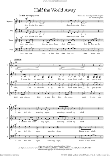 Half The World Away (arr. Wendy Sergeant)