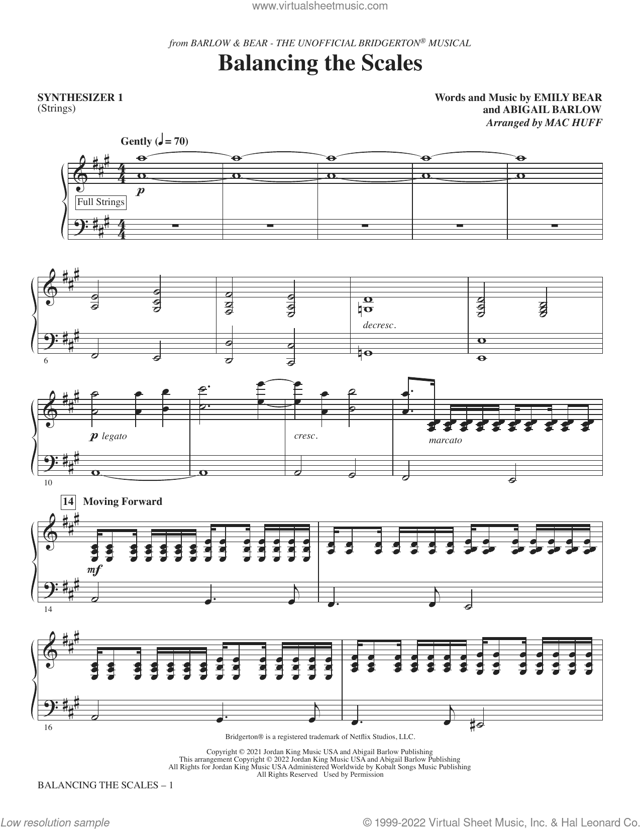 Balancing the Scales (from The Unofficial Bridgerton Musical) (arr. Mac Huff)