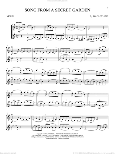 Song From A Secret Garden