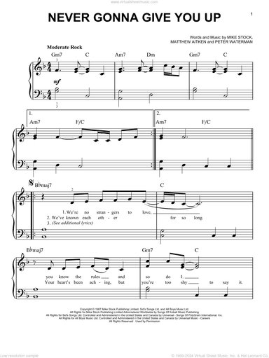 Never Gonna Give You Up