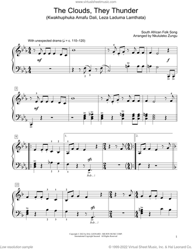 The Clouds, They Thunder (Kwakhuphuka Amafu Dali, Leza Laduma Lamthata) (arr. Nkululeko Zungu)