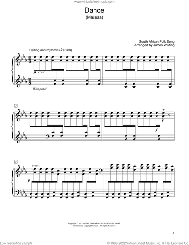 Dance (Masesa) (arr. James Wilding)