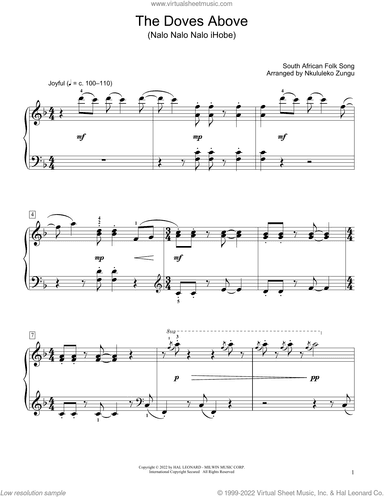 The Doves Above (Nalo Nalo Nalo Ihobe) (arr. Nkululeko Zungu)