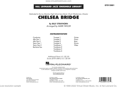 Chelsea Bridge (arr. Mark Taylor) (COMPLETE)