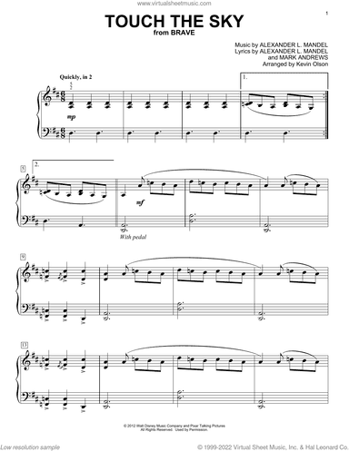 Touch The Sky (from Brave) (arr. Kevin Olson)