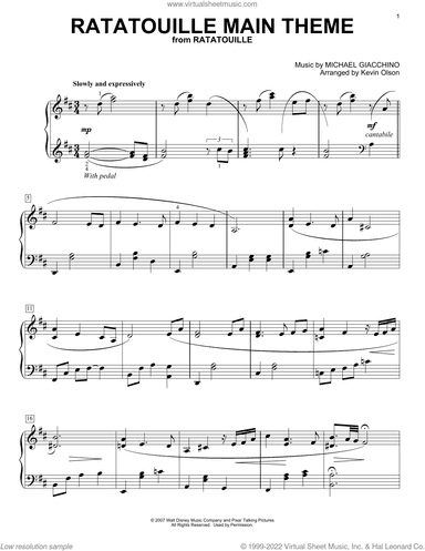 Ratatouille (Main Theme) (arr. Kevin Olson)