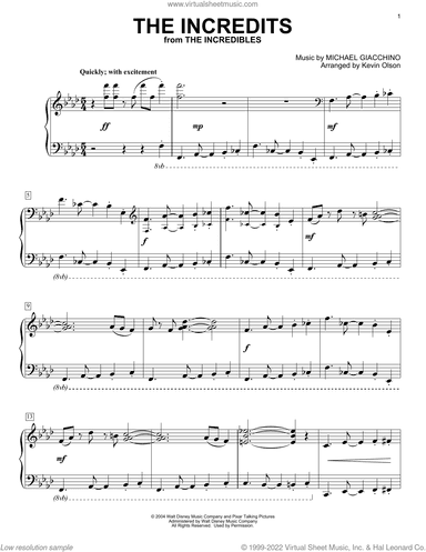 The Incredits (from The Incredibles) (arr. Kevin Olson)
