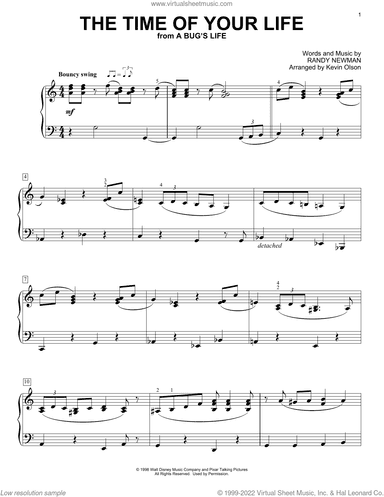 The Time Of Your Life (from A Bug's Life) (arr. Kevin Olson)