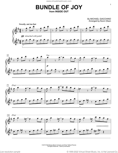 Bundle Of Joy (from Inside Out) (arr. Kevin Olson)