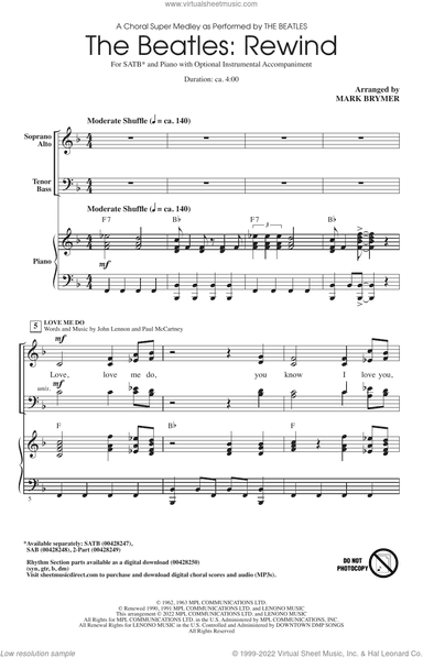 The Beatles: Rewind (Medley) (arr. Mark Brymer)