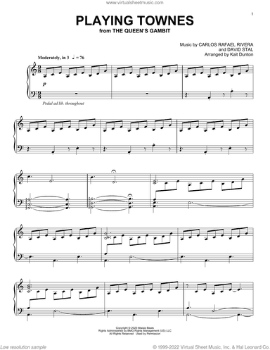 Playing Townes (from The Queen's Gambit)