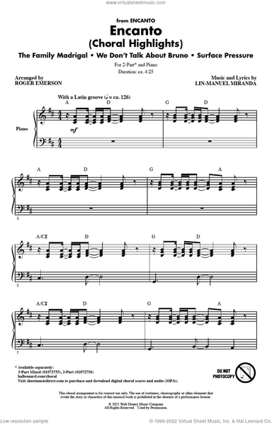 Encanto (Choral Highlights) (arr. Roger Emerson)