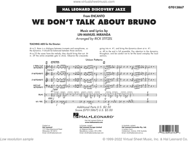 We Don't Talk About Bruno (from Encanto) (arr. Rick Stitzel)