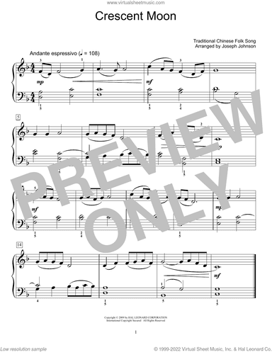 Crescent Moon (arr. Joseph Johnson)