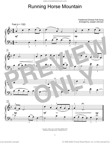Running Horse Mountain (arr. Joseph Johnson)