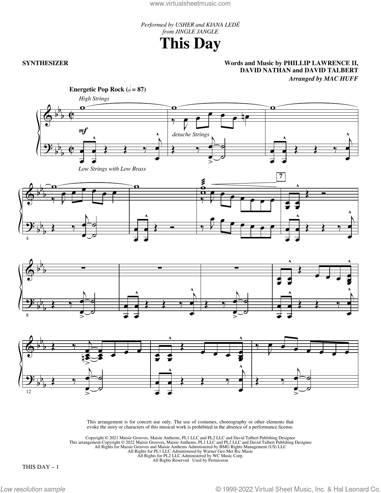 This Day (from Jingle Jangle) (arr. Mac Huff)